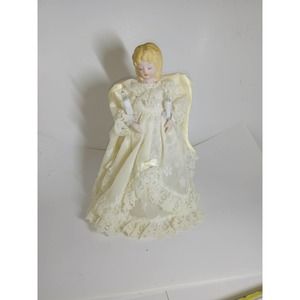 Vintage Lighted Angel Tree Topper